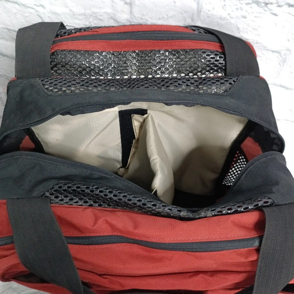 Mountainsmith Bike Cube Deluxe Cycling Gear Bag Red Black Organizer